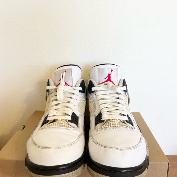 Jordan Shoes Sold Jordan 4 Retro Og White Cement Size 4 84606192